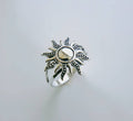 Sterling Silver Sun Rays Ring - view 7