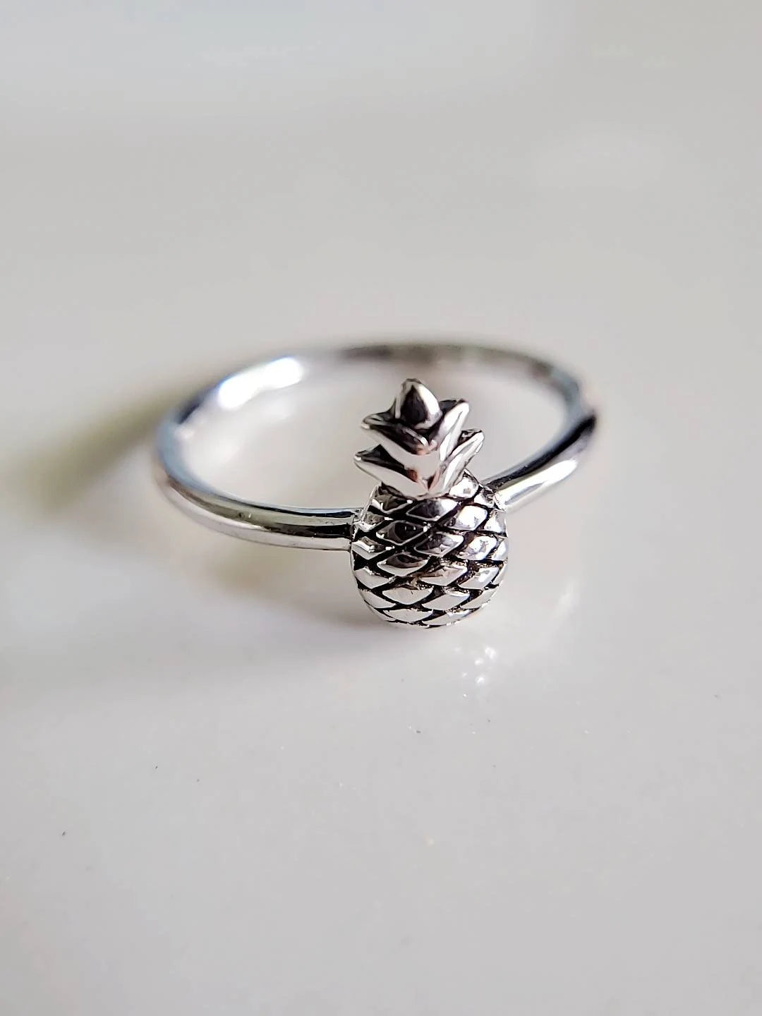 Sterling Silver Pinapple Ring - view 7