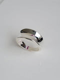 Sterling Silver 925 Medium Concave Ring - view 4