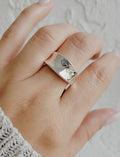 Sterling Silver 925 Medium Concave Ring - view 8