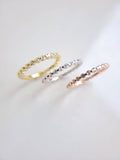 Rose Gold Sterling Silver Ring - view 9