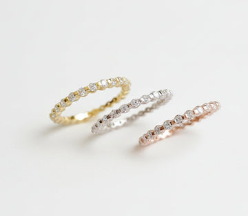 Rose Gold Sterling Silver Ring