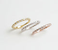 Rose Gold Sterling Silver Ring - view 4