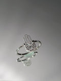 Hamsa Minimalist Hand of Fatima Amulet Ring