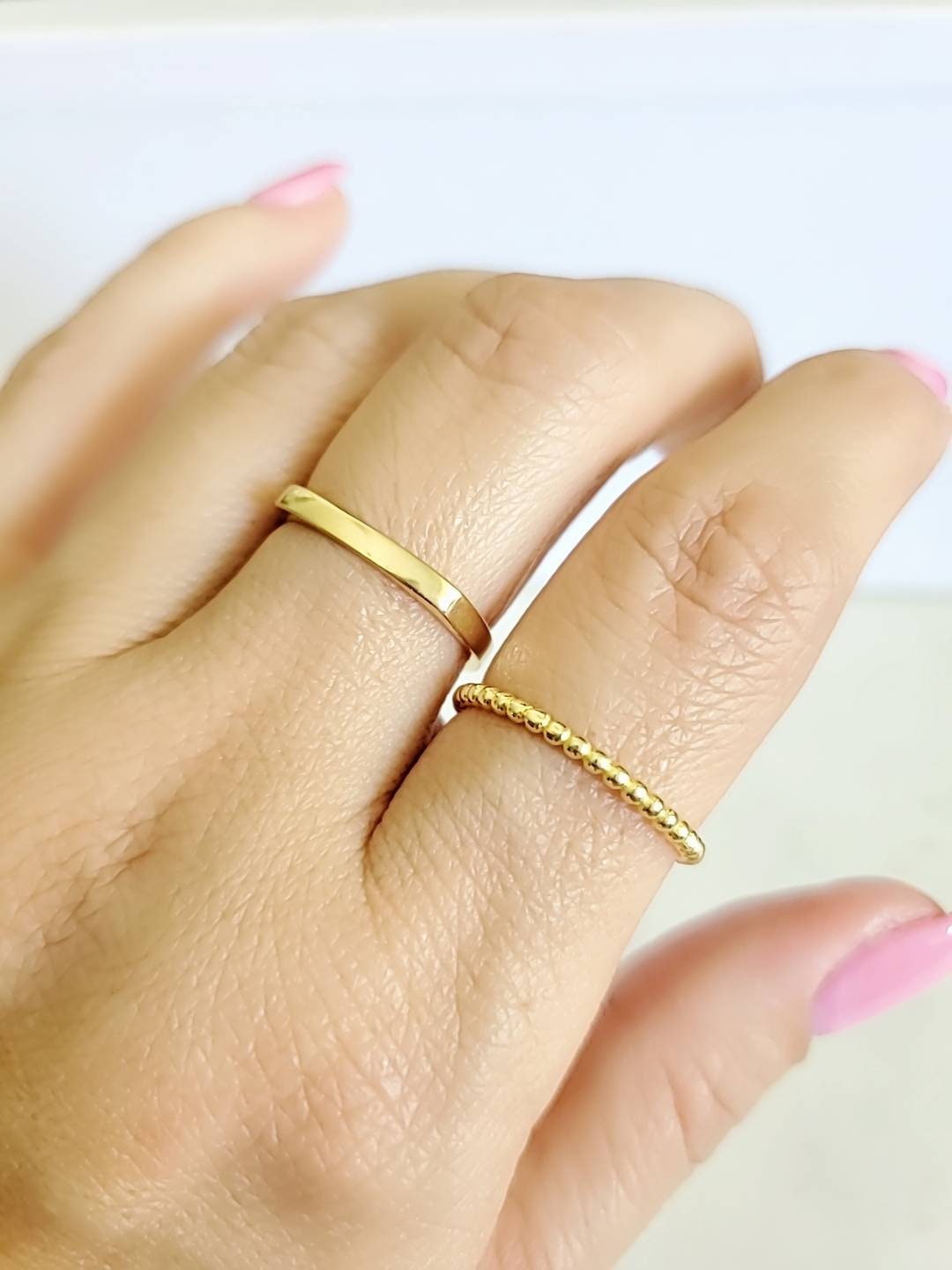 Sterling Silver 925, Gold, Rose Gold Ring - view 6