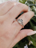 Sterling Silver Celtic Claddagh Ring - view 8