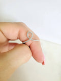 High Polished Unique Curved Ring - view 8