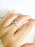 High Polished Unique Curved Ring - view 9