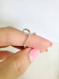 High Polished Unique Curved Ring - view 6