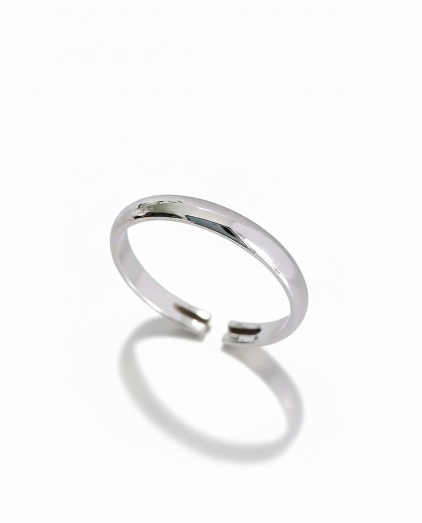 Sterling Silver Simple Toe Ring - view 3