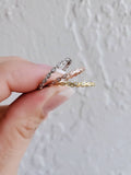 Marquise Sterling Silver Ring in Gold, Silver, or Rose Gold - view 6