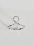 High Polished Unique Curved Ring - view 3