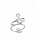 Sterling Silver Swam Toe Ring - view 6