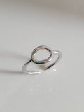 Sterling Silver Adjustable Toe Halo Ring - view 3