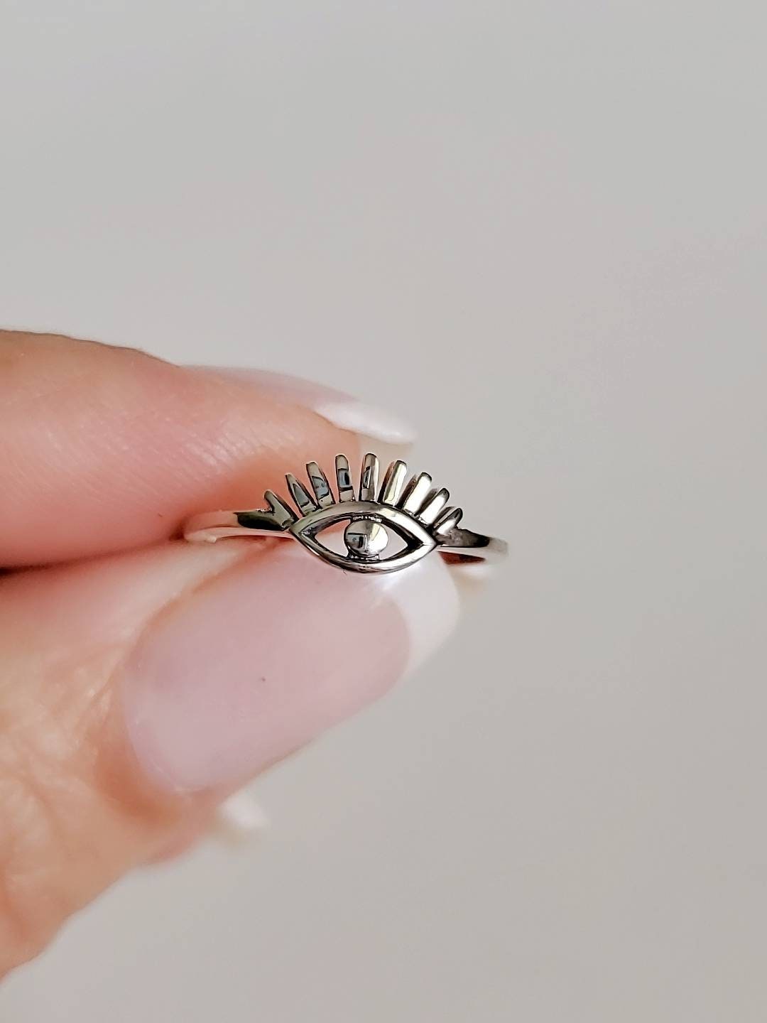 Sterling Silver Eye Ring - view 3