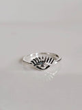 Sterling Silver Eye Ring