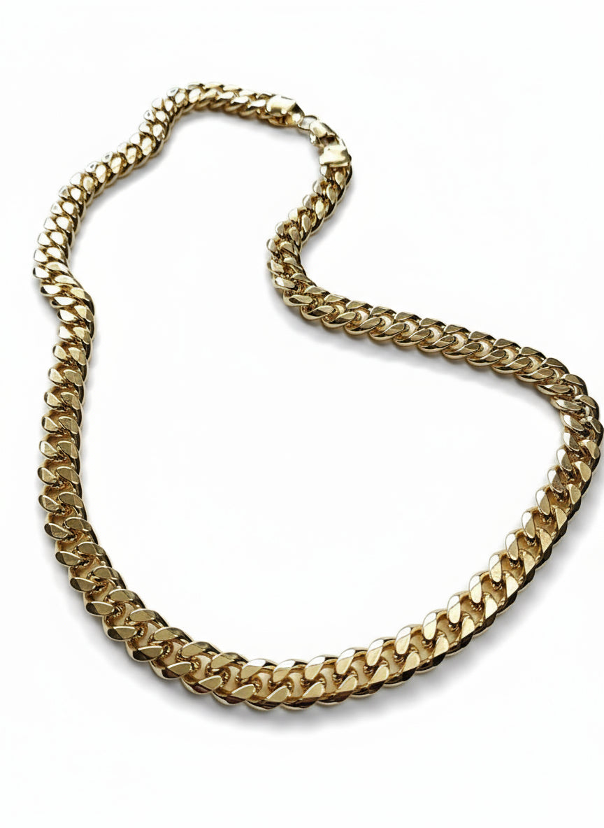 Gold Cuban Statement Chain