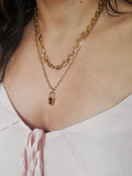 Gold Filled Statement Chain Necklace - view 7