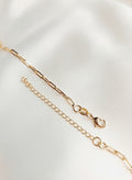 Gold Filled Paper Clip Chain - view 7