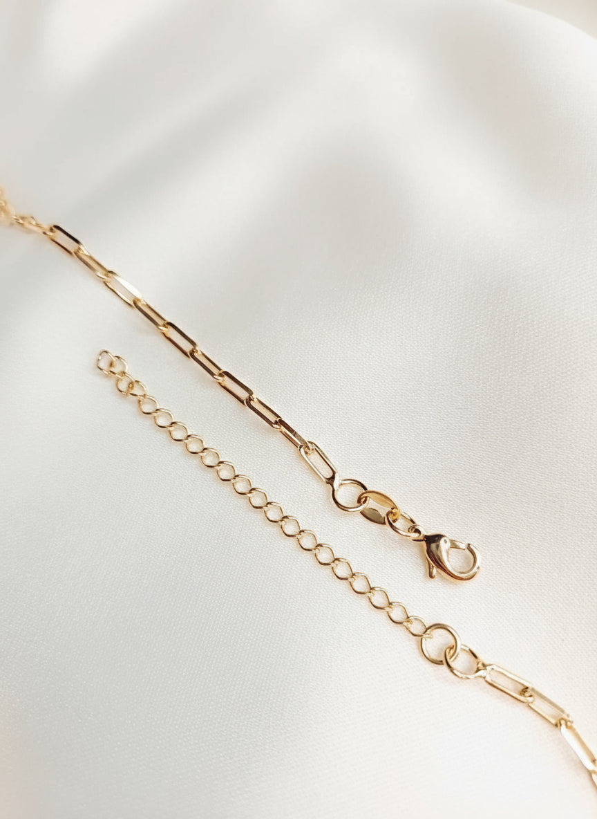 Gold Filled Paper Clip Chain - view 7