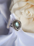 Labradorite Teardrop Ring - view 5