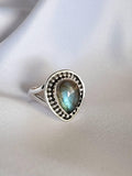 Labradorite Teardrop Ring - view 9