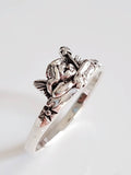 Sterling Silver Spiritual Angel Ring - view 5