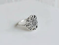 Sterling Silver Mandala Ring - view 5
