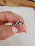 Sterling Silver Spiritual Angel Ring - view 3