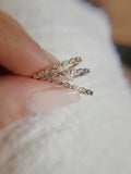 Marquise Sterling Silver Ring in Gold, Silver, or Rose Gold - view 8