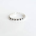 Sterling Silver Beaded Band