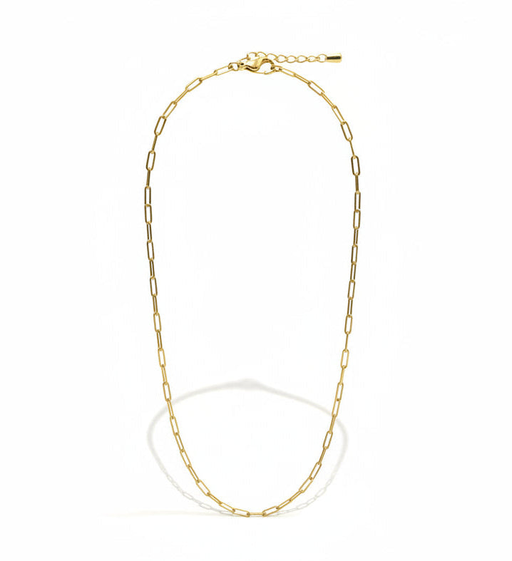Gold Filled Paper Clip Chain