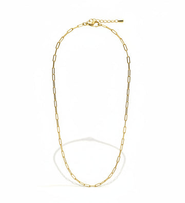 Gold Filled Paper Clip Chain