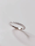 Eternity Sterling Silver Band Ring - view 7