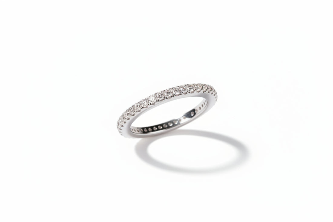 Eternity Sterling Silver Band Ring