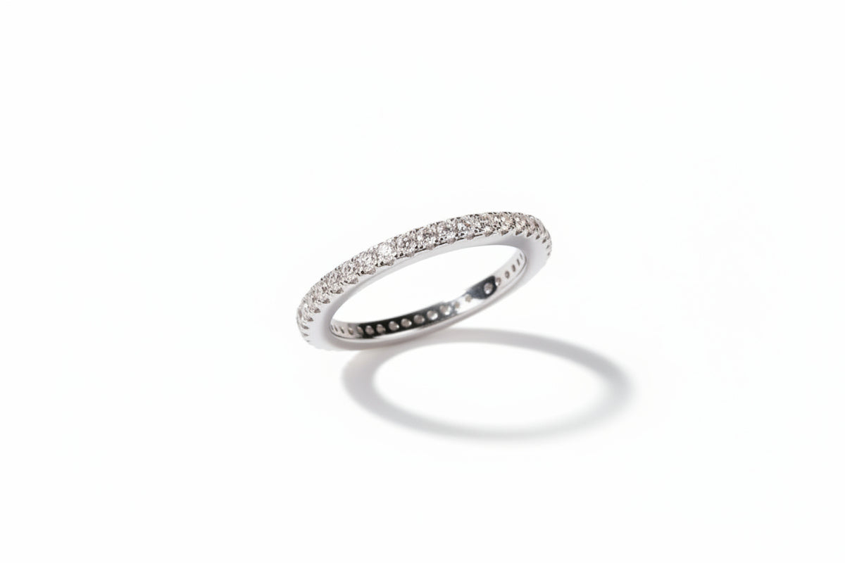 Eternity Sterling Silver Band Ring