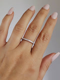 Eternity Sterling Silver Band Ring - view 5