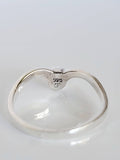 Sterling Silver Turquoise Chevron Ring - view 4