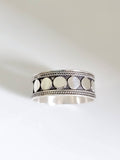 Sterling Silver Bali Unisex Band Ring - view 5