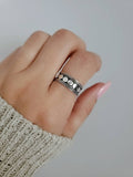Sterling Silver Bali Unisex Band Ring - view 2