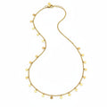 Gold Disc Layering Choker Chain