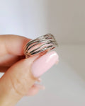 Sterling Silver Woven Band Ring - view 8