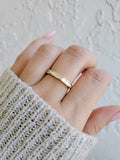 Sterling Silver Gold Plated Mother of Pearl Ring - view 8