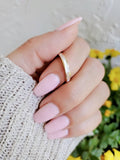 Sterling Silver Gold Plated Mother of Pearl Ring - view 6