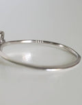 Sterling Silver Dainty Hamsa Amulet Ring - view 3