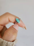 Sterling Silver Oval Turquoise Ring - view 9