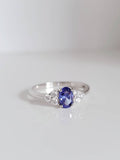 Precious Oval Cut Tanzanite Ring - view 4