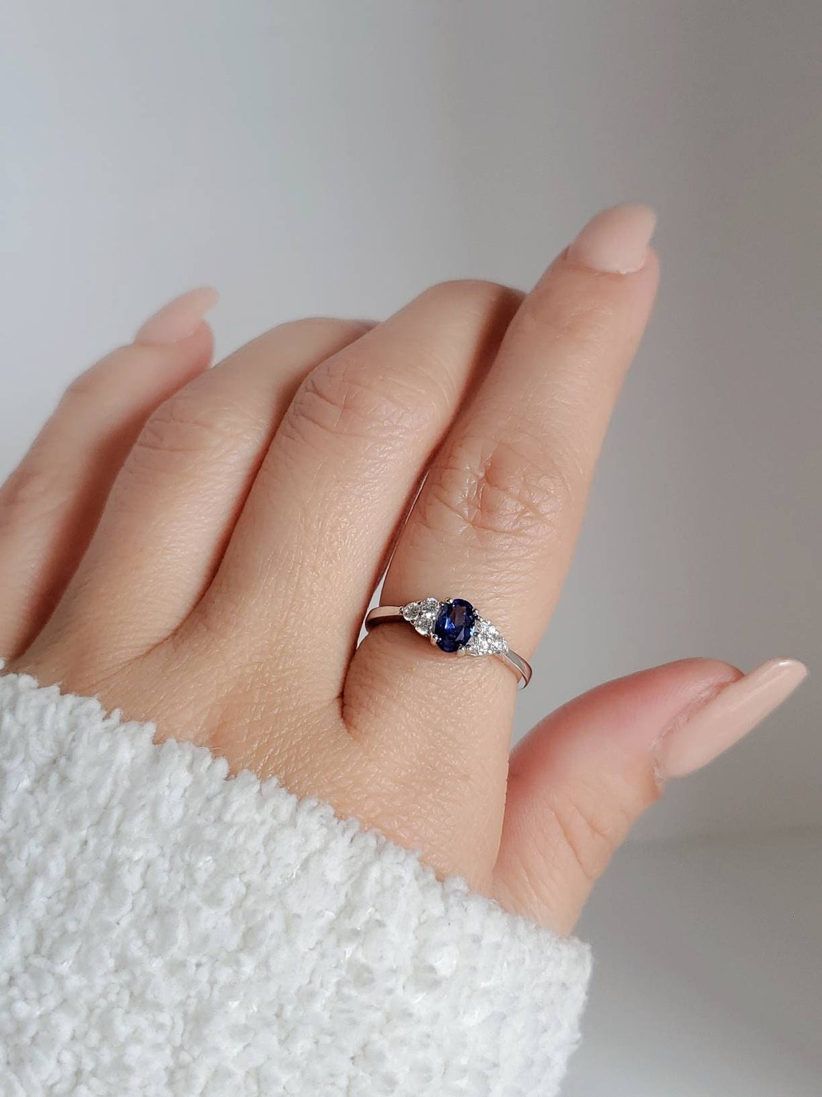 Precious Oval Cut Tanzanite Ring - view 7