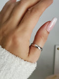 Sterling Silver 4mm Simple Band - view 5
