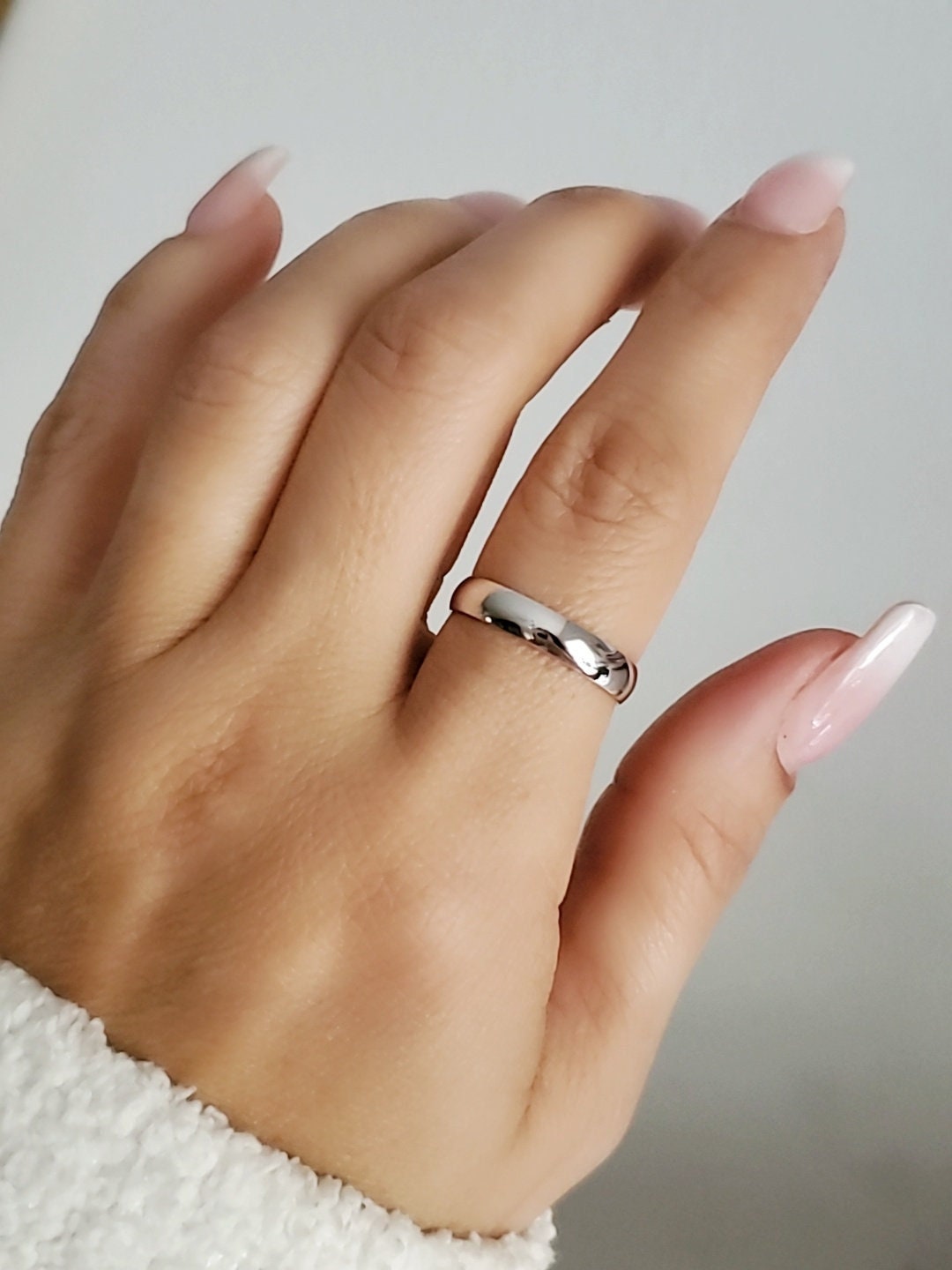 Sterling Silver 4mm Simple Band